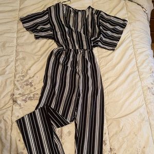 Striped Jumpsuit